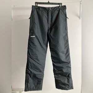 Skigear Boy’s Insulated Ski Pants, Youth Large, Cold Weather/Snow/Outdoor, Black